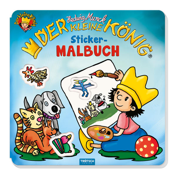 Image of Trötsch Der kleine König Malbuch Stickermalbuch