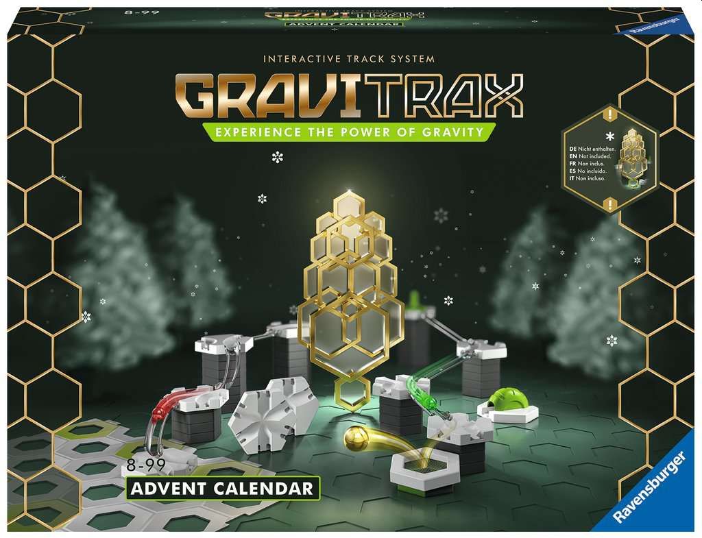 Image of Ravensburger GraviTrax Adventskalender - Ideal für GraviTrax Anfänger und Fans Konstruktionsspielzeug für Kinder ab 8 Jahren