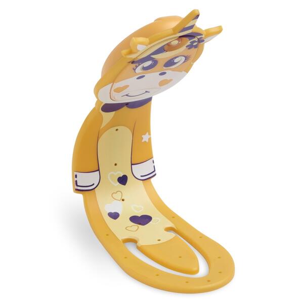 Flexilight Pals Leselicht (Einhorn) - gelb - 2 in 1 Leselampe & Lesezeichen - LED Leselicht - Geschenk für Leser Buchliebhaber - Deutsche Ausgabe
