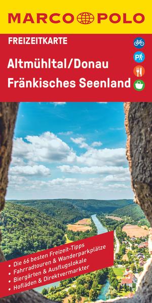 MARCO POLO Freizeitkarte 36 Altmühltal Donau Fränkisches Seenland 1:110.000