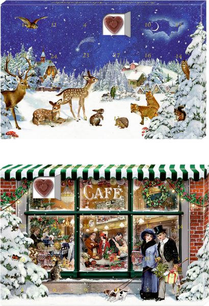 Coppenrath - Edition Barbara Behr - 24 Süße Herzmomente im Advent Schoko-Adventskalender sort.