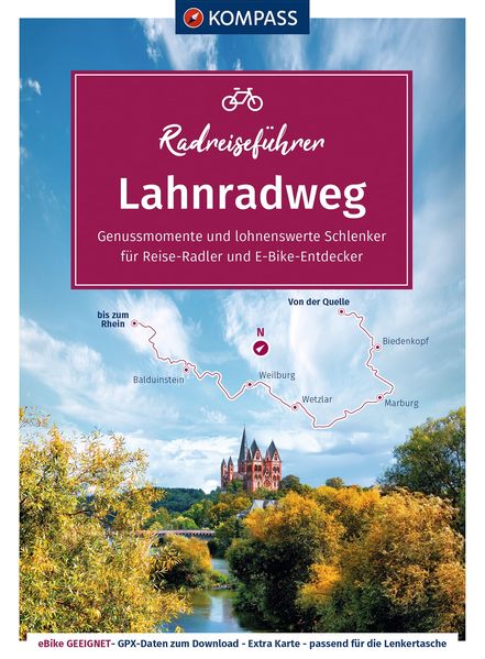 KOMPASS Radreiseführer Lahnradweg