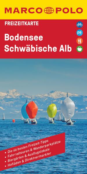 MARCO POLO Freizeitkarte 41 Bodensee Schwäbische Alb 1:100.000