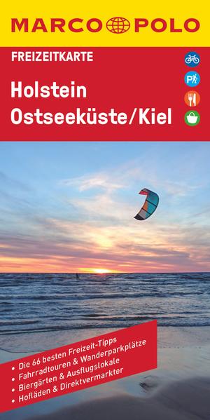 MARCO POLO Freizeitkarte 2 Holstein Ostseeküste Kiel 1:100.000