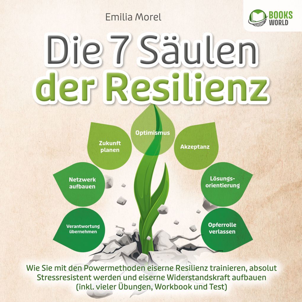 Die 7 Säulen der Resilienz: Wie Sie mit den Powermethoden eiserne Resilienz trainieren absolut Stressresistent werden und eiserne Widerstandskraft aufbauen (inkl. vieler Übungen Workbook und Test)
