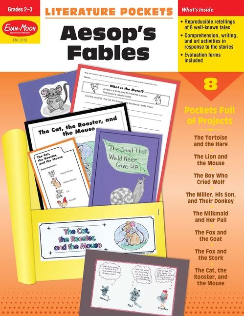 Literature Pockets: Aesop's Fables Grade 2 - 3 Teacher Resource - Evan-Moor Corporation