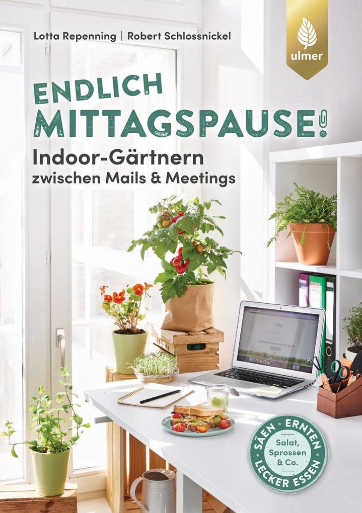Endlich Mittagspause! Indoor-Gärtnern zwischen Mails und Meetings mit Pflücksalat Sprossen & Co.