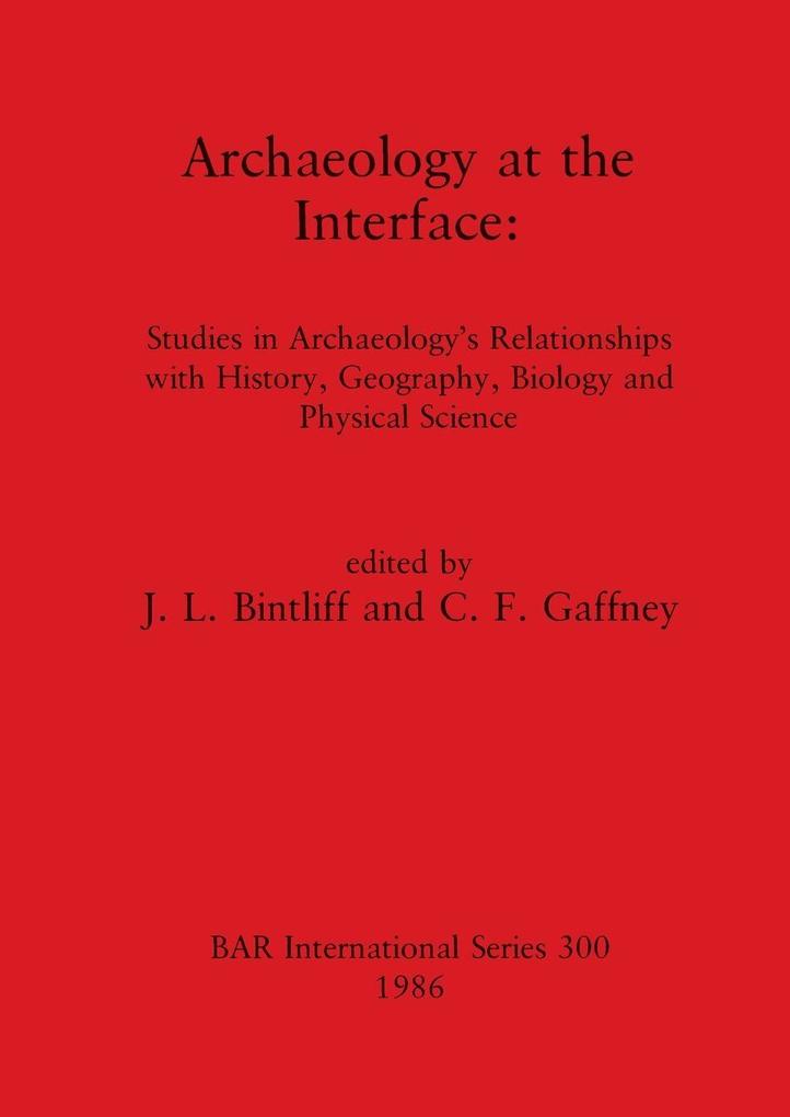 Archaeology at the Interface