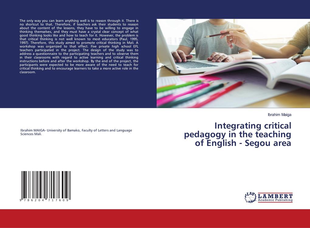 Integrating critical pedagogy in the teaching of English - Segou area