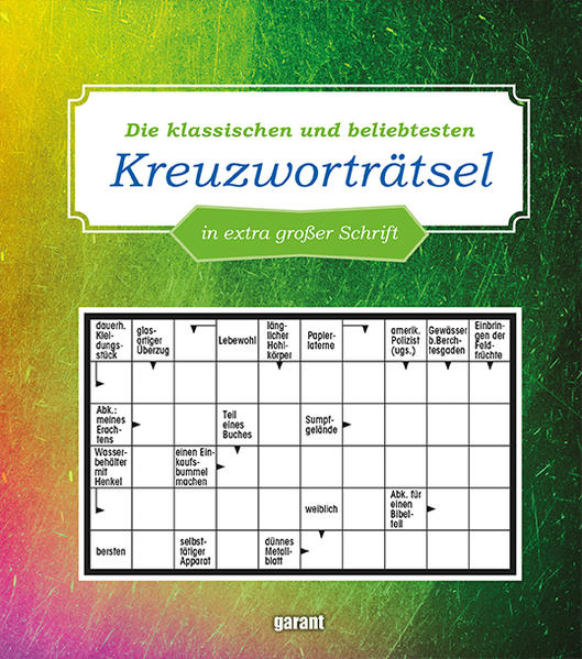 Image of Kreuzworträtsel in Großschrift 10