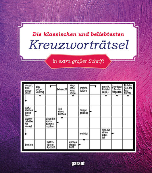 Image of Kreuzworträtsel in Großschrift 2