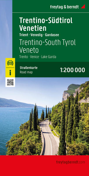 Trentino-Südtirol - Venetien Straßenkarte 1:200.000 freytag & berndt