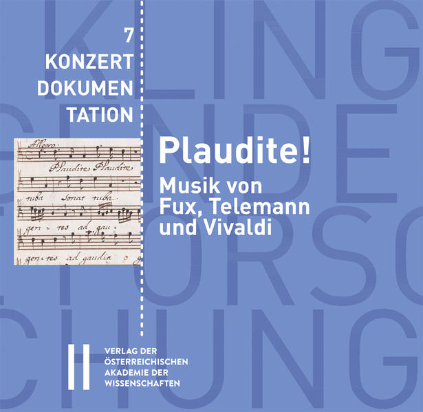 Plaudite! Musik von Fux Telemann und Vivaldi 1 Audio-CD