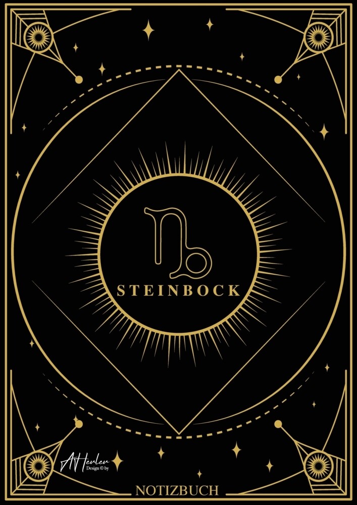 Edles Notizbuch Sternzeichen Steinbock | ed by Alfred Herler