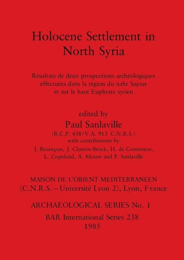 Holocene Settlement in North Syria