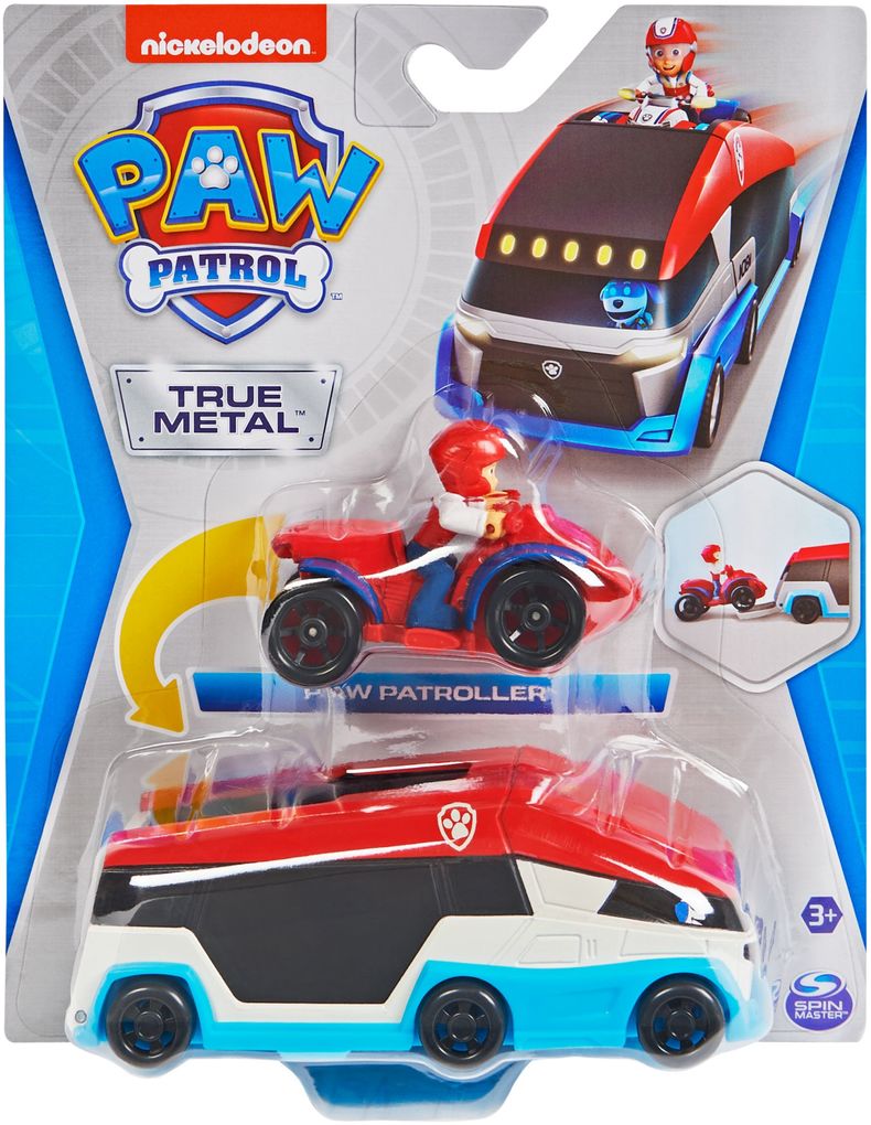 Image of Spin Master - Paw Patrol - True Metal Team Fahrzeuge 2er Set