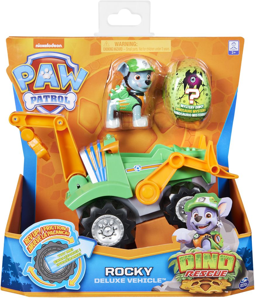 Image of Spin Master - Paw Patrol - Dino Rescue Vehicle Rocky