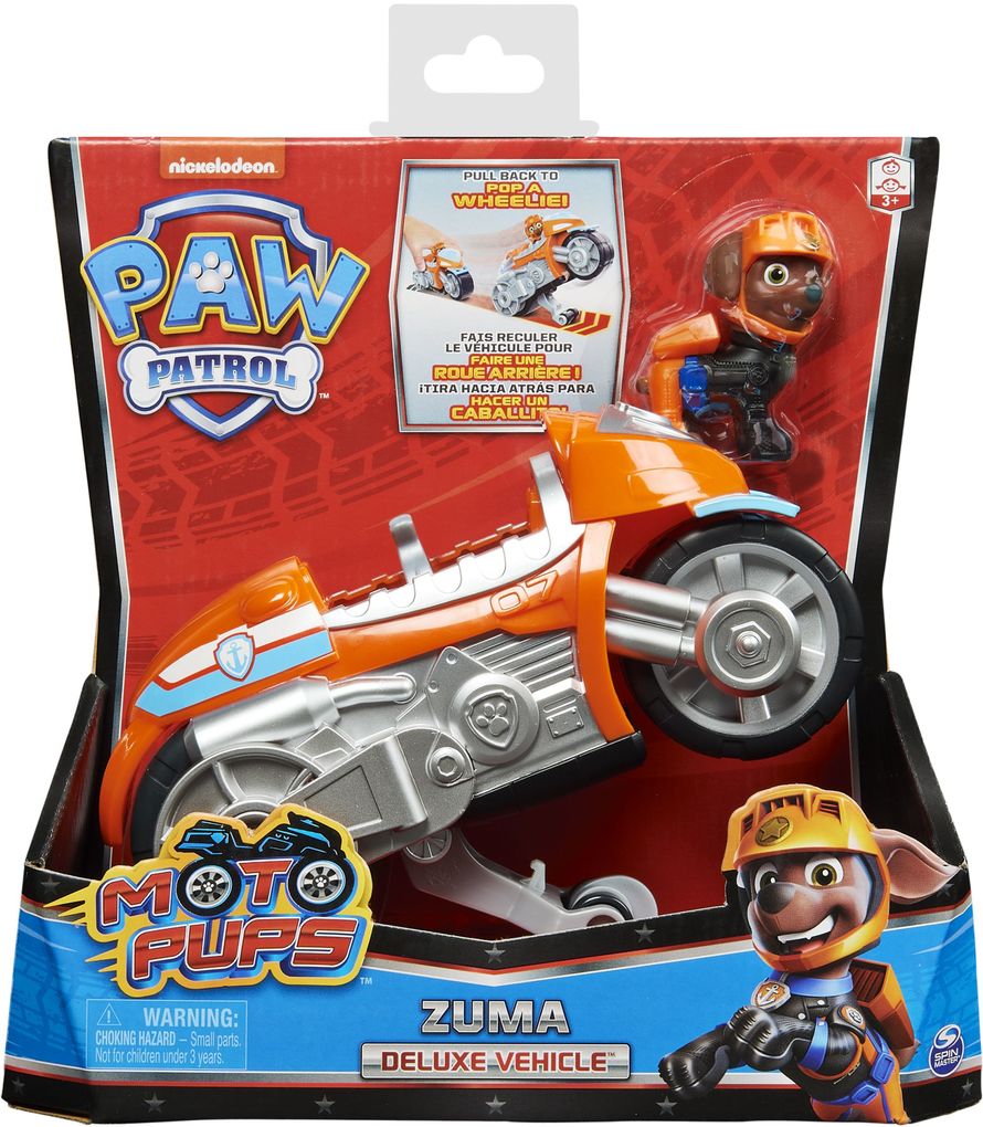 Image of Spin Master - Paw Patrol - Moto Themed Vehicle Zuma