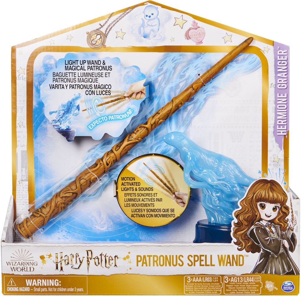 Image of Spin Master - Wizarding World - Harry Potter - Patronus Feature Zauberstab Herminone