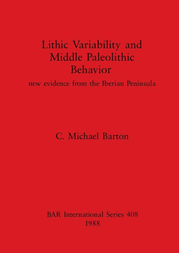 Lithic Variability and Middle Palaeolithic Behavior