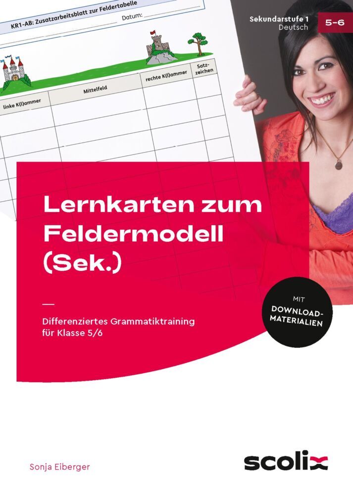 Lernkarten zum Feldermodell (Sek.) m. 1 Beilage