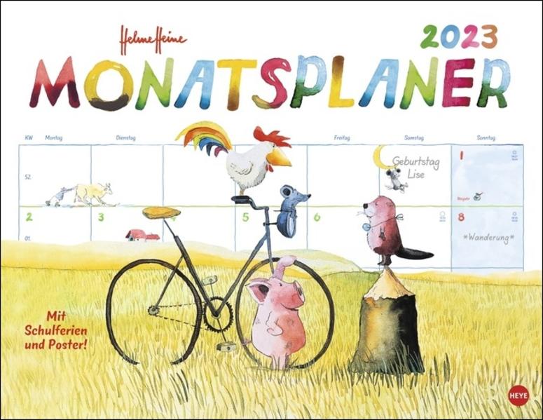 Image of Helme Heine Monatsplaner 2023