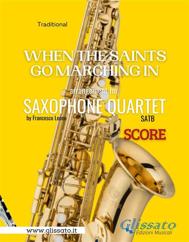 When The Saints Go Marching In - Sax Quartet (score)