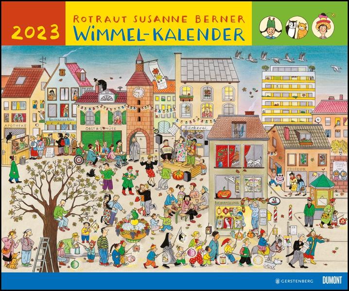 Image of Wimmel-Kalender 2023 - DuMont Kinderkalender - Wandkalender 584 x 485 cm - Spiralbindung