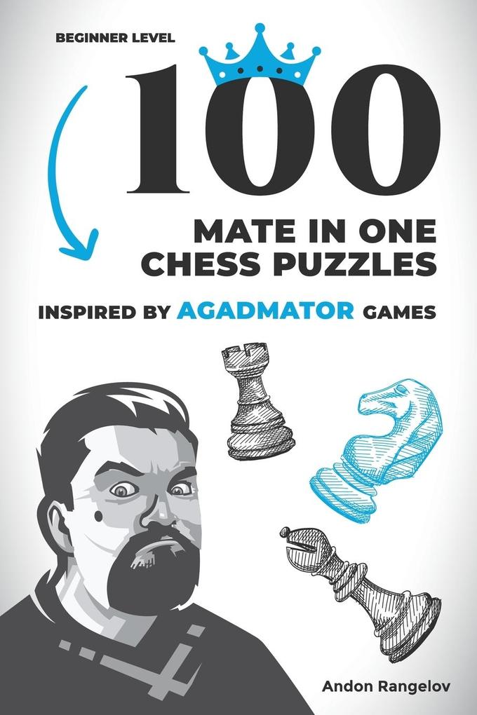 100 Mate in One Chess Puzzles Inspired by Agadmator Games