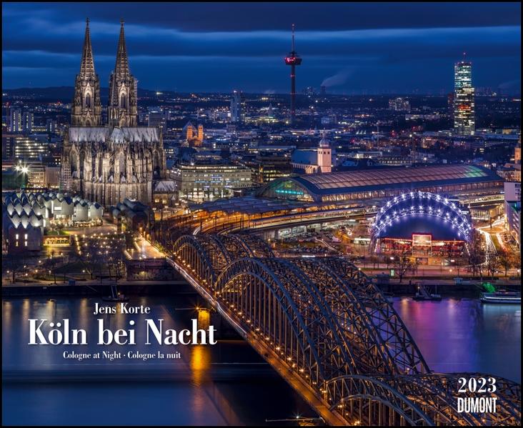 Image of DuMont Kalender "Köln bei Nacht", 2023