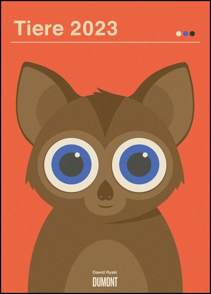Image of Dawid Ryski: Tiere 2023 - Kinder-Kalender - Poster-Format