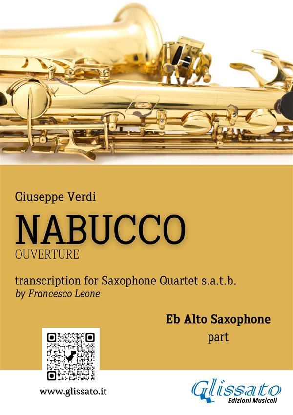 Alto Saxophone part of Nabucco overture for Sax Quartet