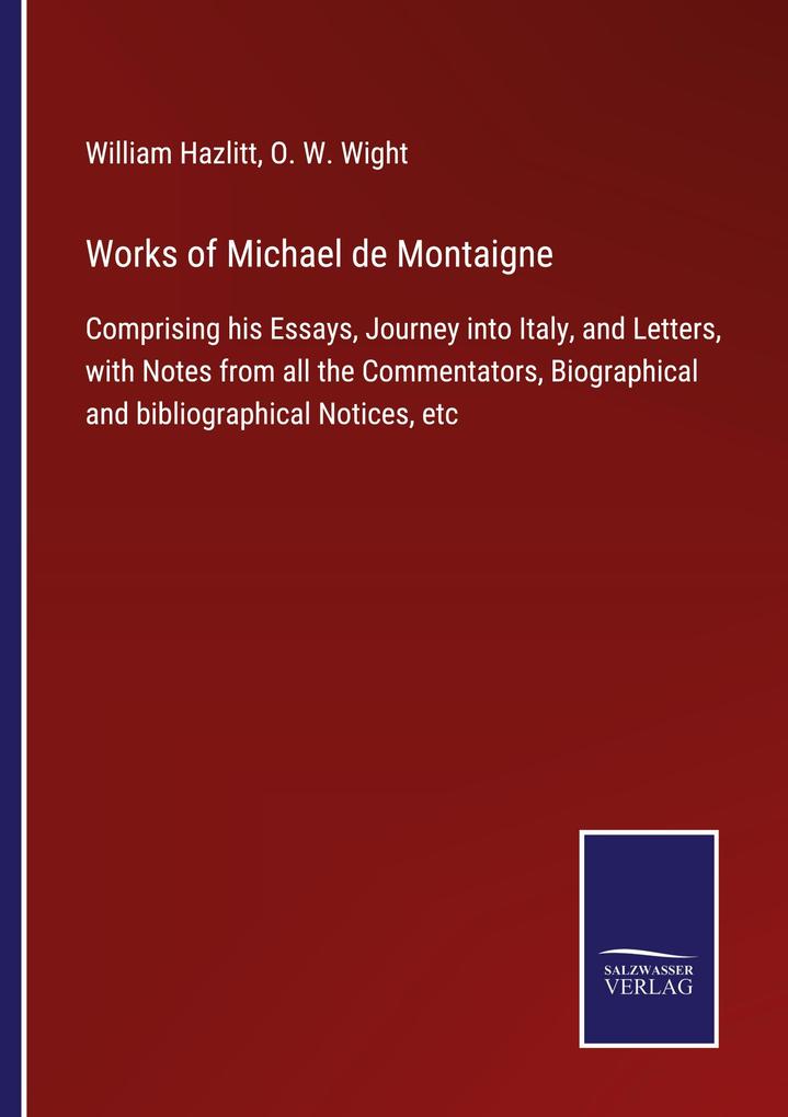 Works of Michael de Montaigne