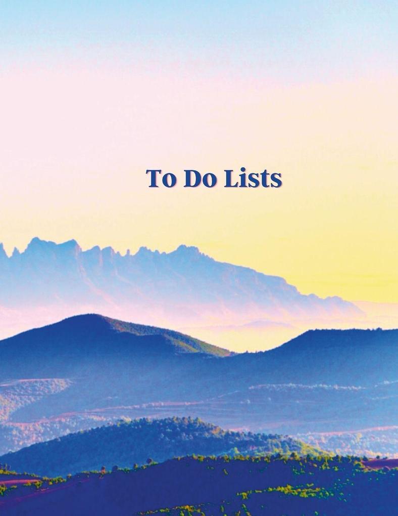 To Do Lists