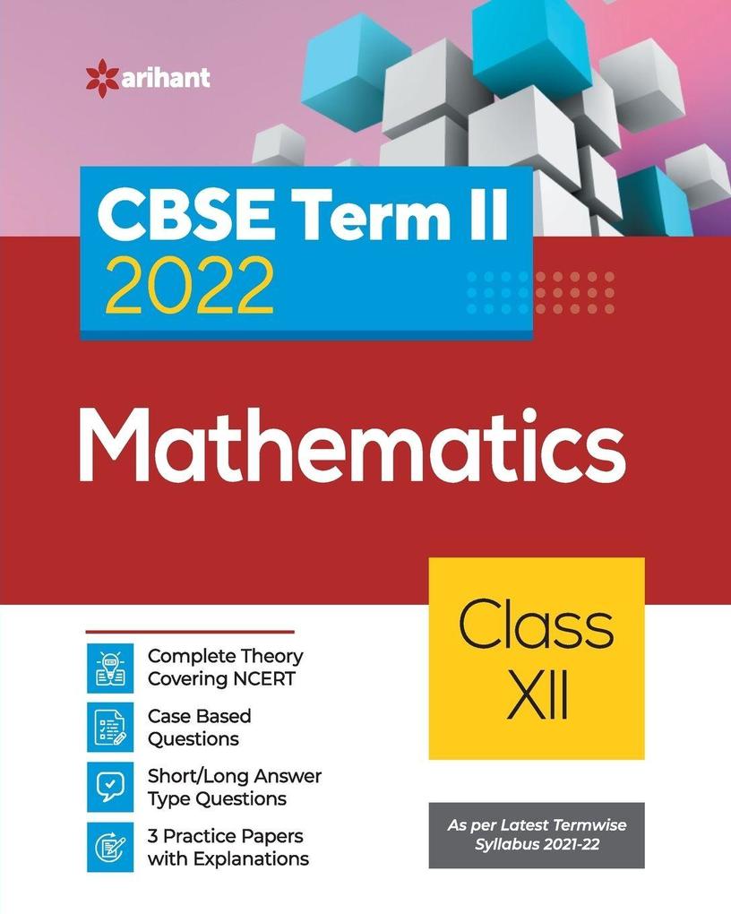 CBSE Term II Mathematics 12th