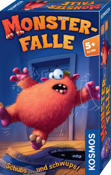 Image of KOSMOS 712709 - Monsterfalle, Monster-Schiebe-Spaß, Familienspiel, Reisespiel