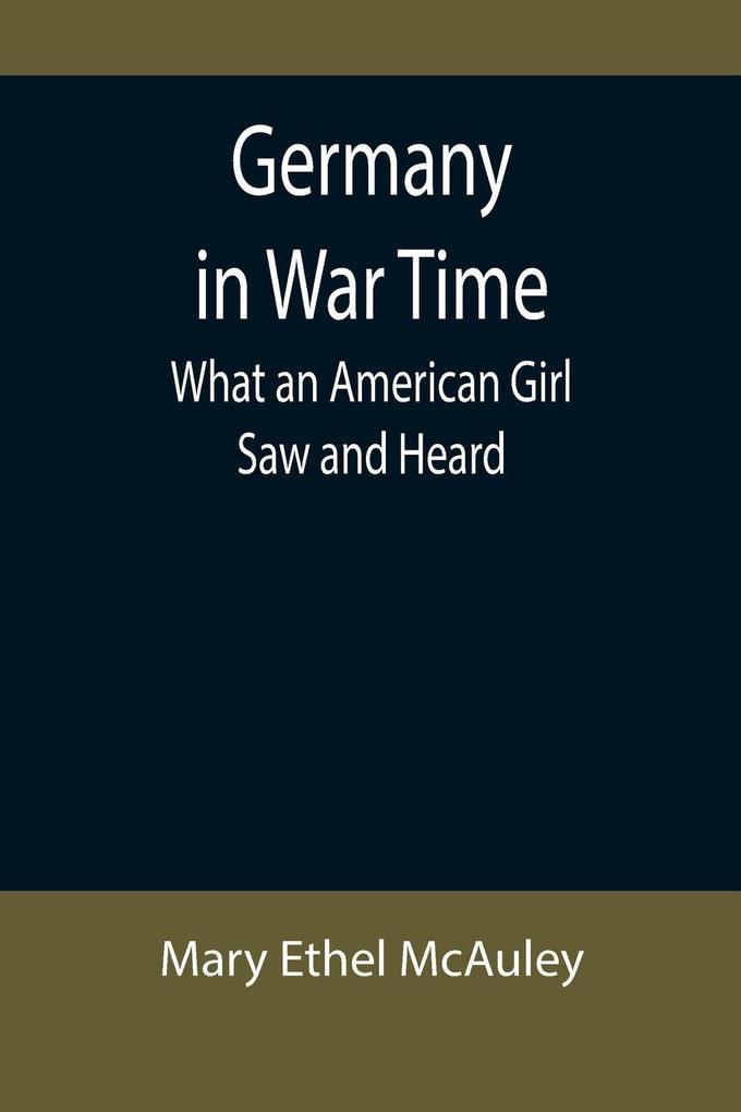 Germany in War Time