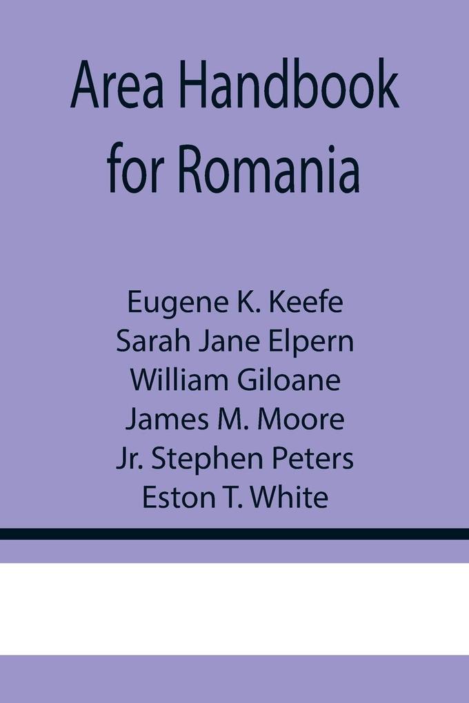 Area Handbook for Romania