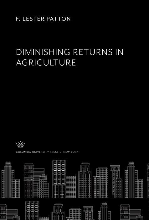 Diminishing Returns in Agriculture