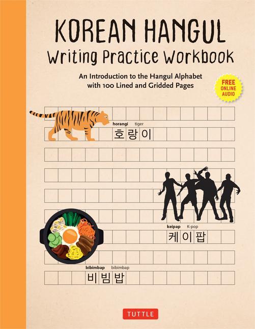 Tuttle Publishing Korean Hangul Writing Practice Workbook