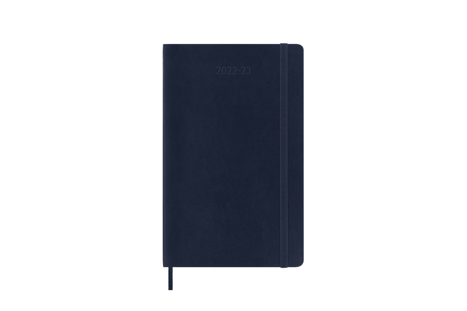 Image of Moleskine 18 Monate Wochen Notizkalender 2022/2023 Large/A5 1 Wo = 1 Seite rechts linierte Seite Kt Saphir