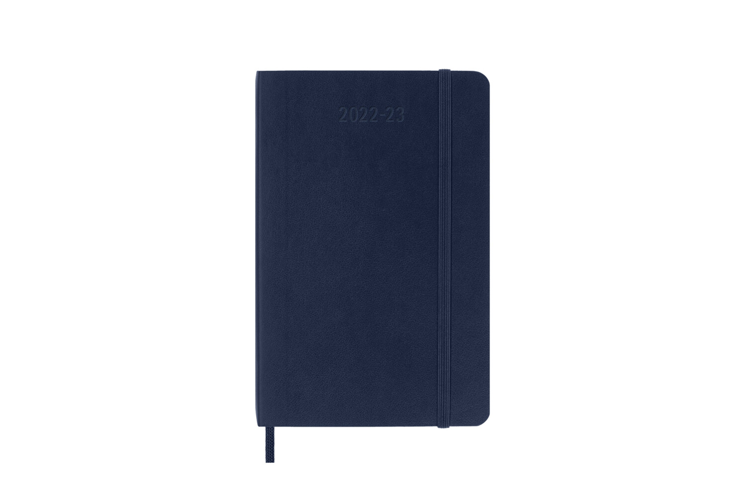Image of Moleskine 18 Monate Wochen Notizkalender 2022/2023 Pocket/A6 1 Wo = 1 Seite rechts linierte Seite Kt Saphir