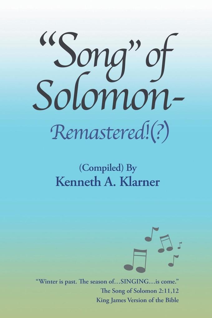 Image of Song of Solomon- Remastered