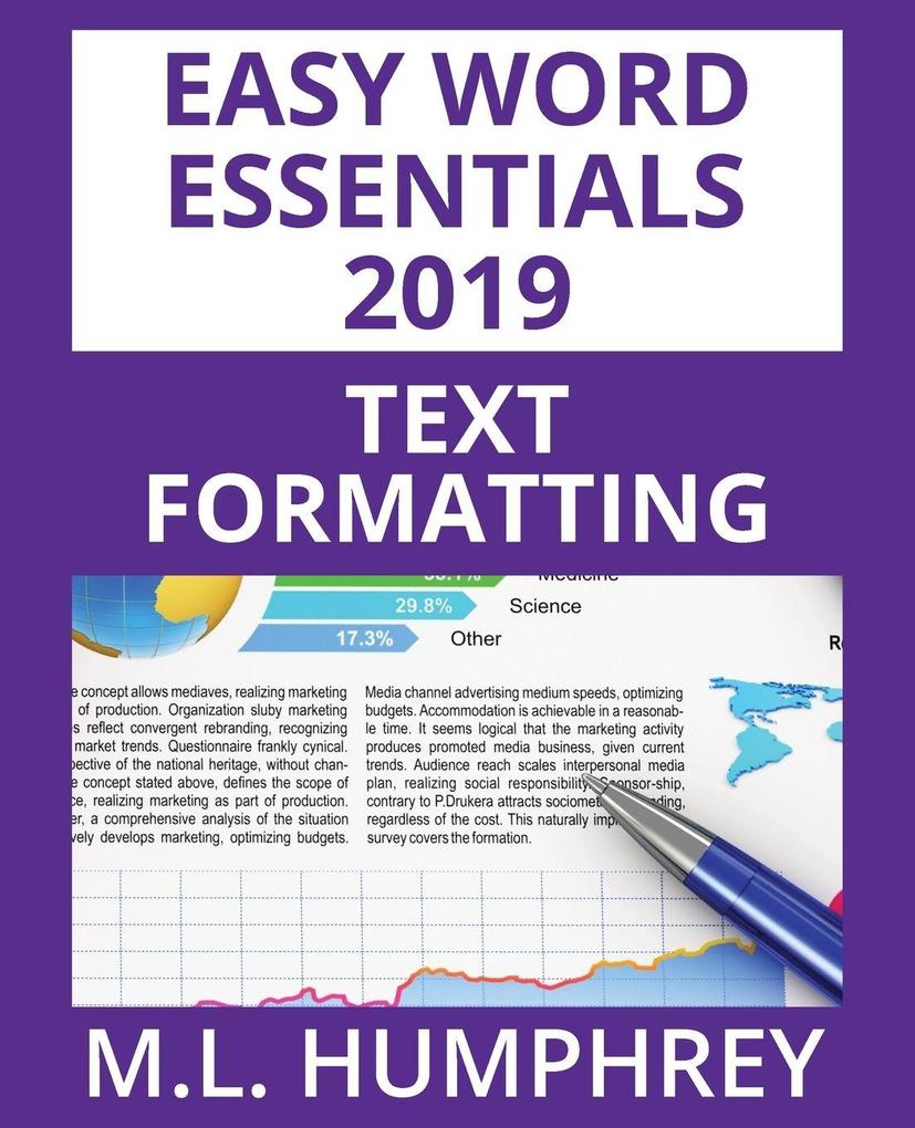 Word 2019 Text Formatting