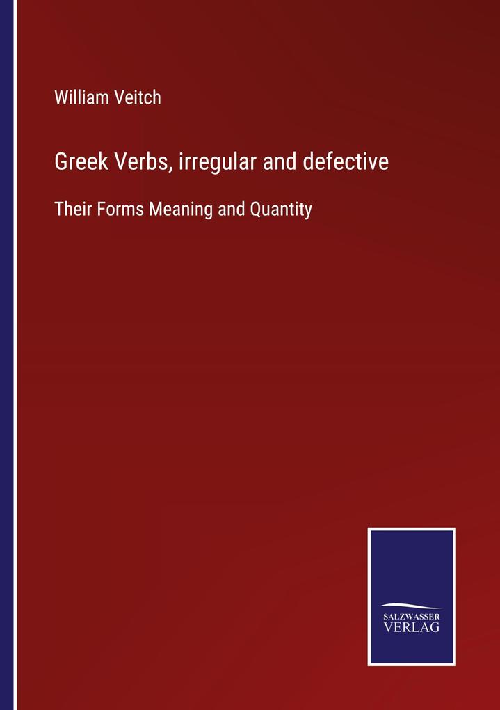 Greek Verbs irregular and defective