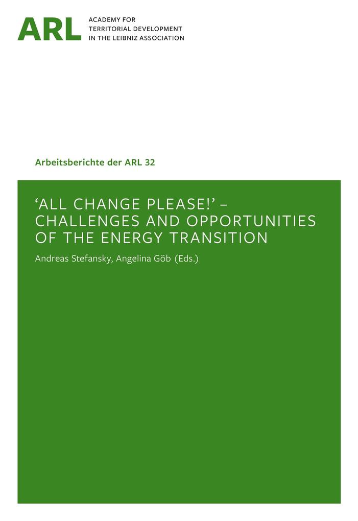 All change please!- challenges and opportunities of the energy transition