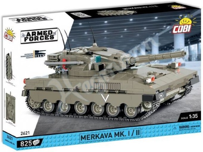 COBI 2621 - Armed Forces Merkava MK.I/II Panzer 825 Klemmbausteine