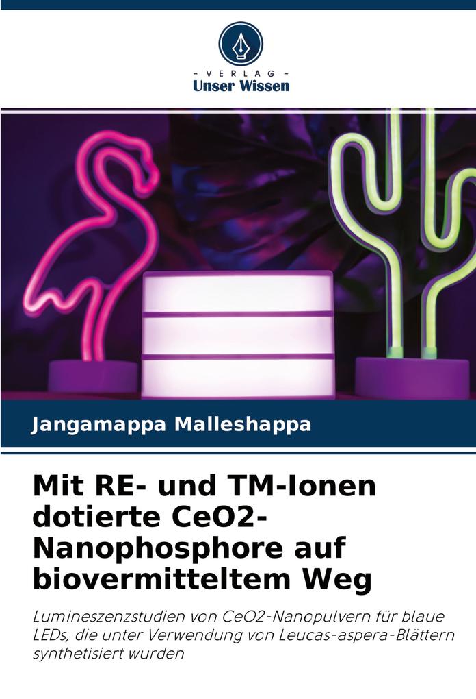 Mit RE- und TM-Ionen dotierte CeO2-Nanophosphore auf biovermitteltem Weg