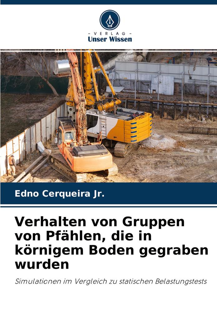 Verhalten von Gruppen von Pfählen die in körnigem Boden gegraben wurden