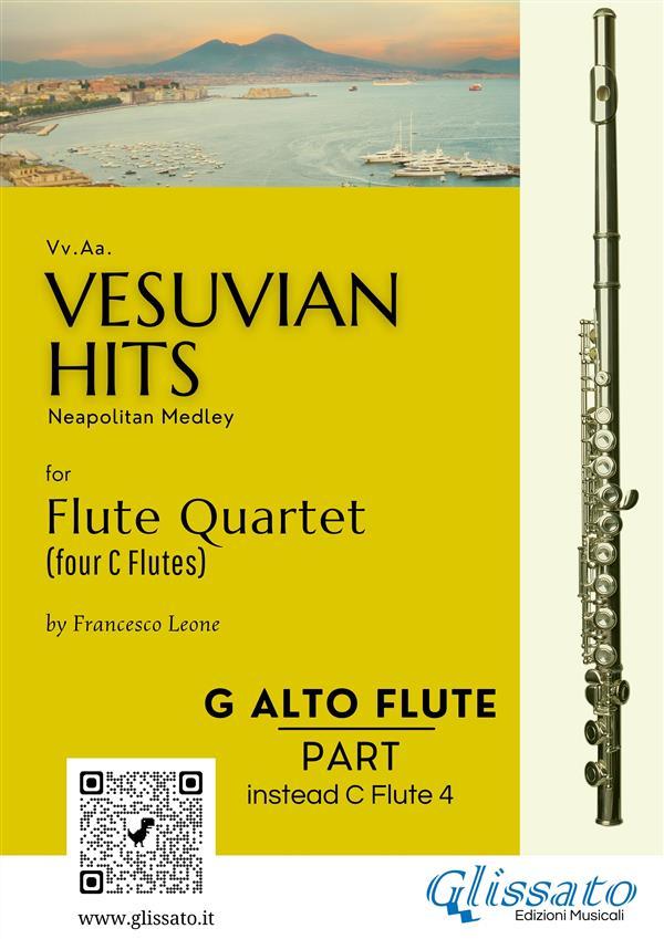 (G Alto Flute - instead Fl. 4) Vesuvian Hits for Flute Quartet